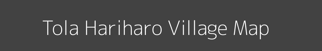 Map of Tola Hariharo Village in Bihar Image