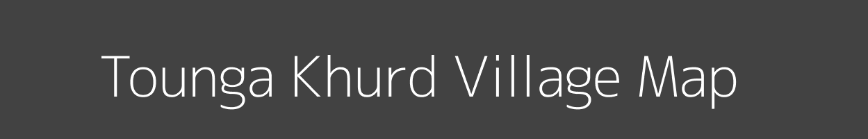 Map of Tounga Khurd Village in Uttar Pradesh Image