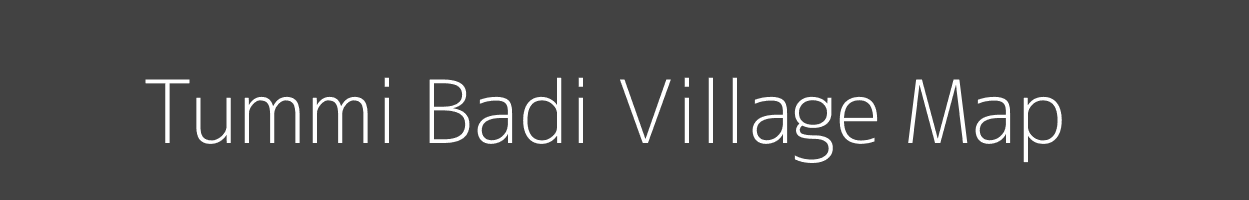 Map of Tummi Badi Village in Madhya Pradesh Image