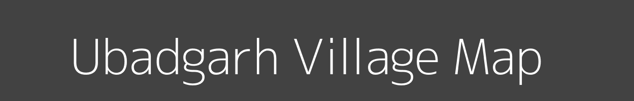 Map of Ubadgarh Village in Madhya Pradesh Image