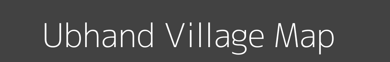 Map of Ubhand Village in Maharashtra Image