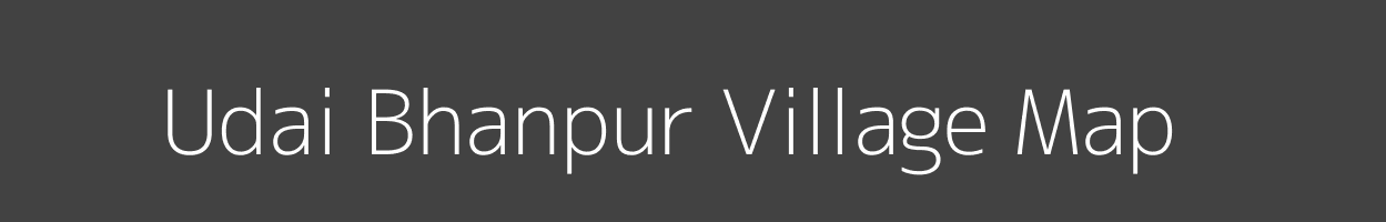 Map of Udai Bhanpur Village in Uttar Pradesh Image