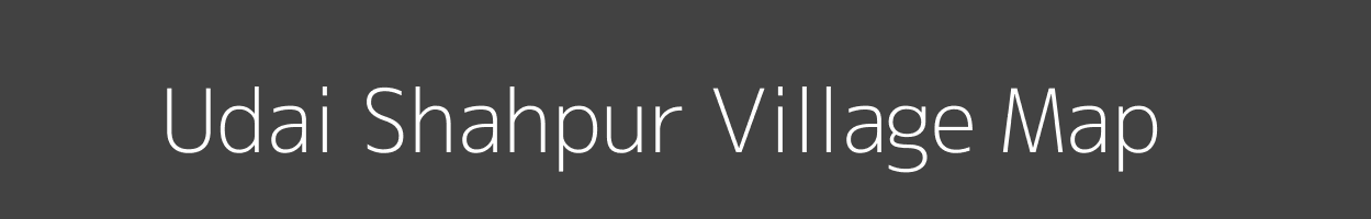 Map of Udai Shahpur Village in Uttar Pradesh Image