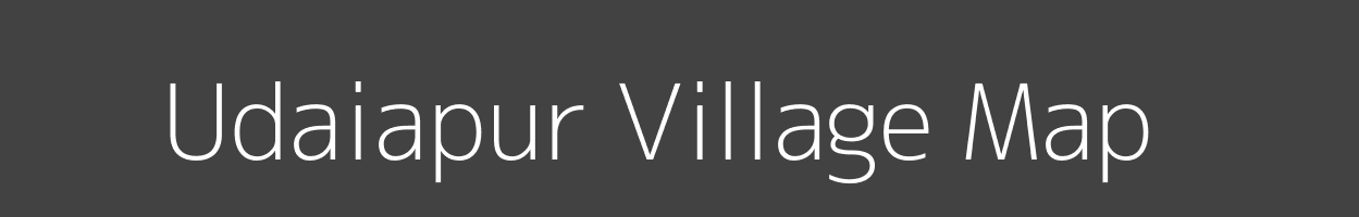 Map of Udaiapur Village in Uttar Pradesh Image