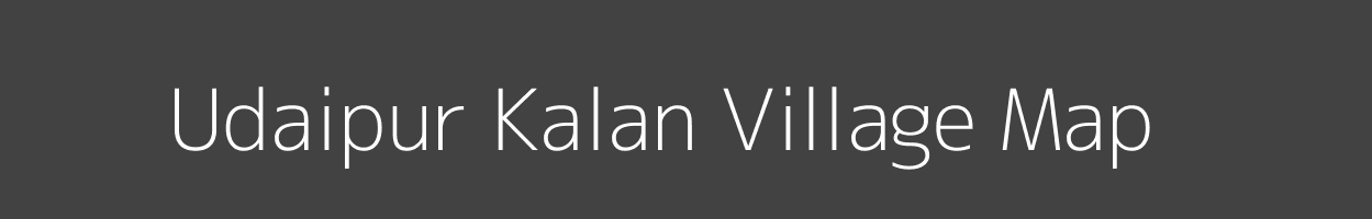 Map of Udaipur Kalan Village in Uttar Pradesh Image