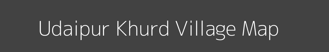 Map of Udaipur Khurd Village in Uttar Pradesh Image