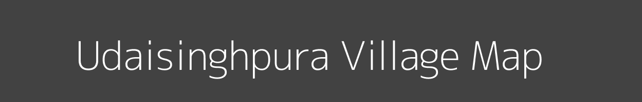 Map of Udaisinghpura Village in Rajasthan Image