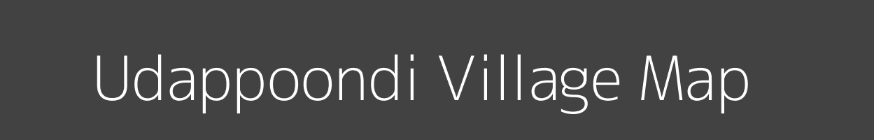 Map of Udappoondi Village in Tamil Nadu Image