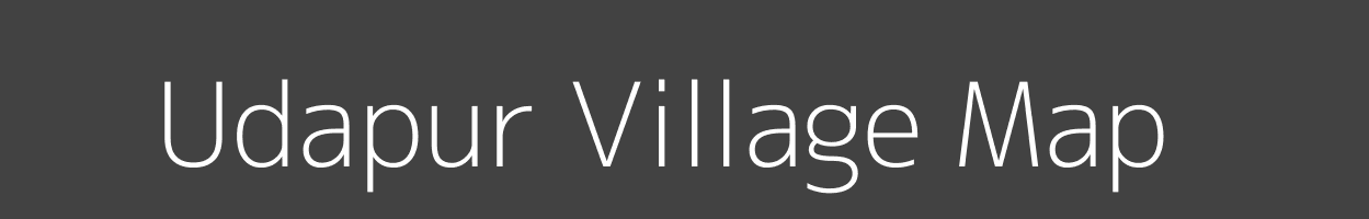 Map of Udapur Village in Maharashtra Image