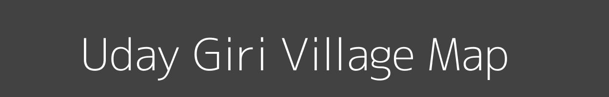 Map of Uday Giri Village in Odisha Image