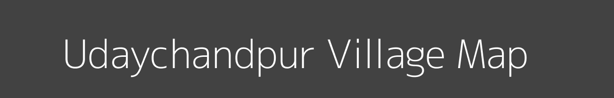 Map of Udaychandpur Village in Uttar Pradesh Image