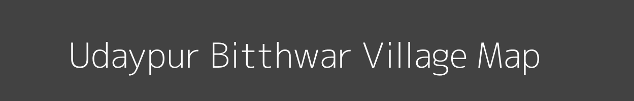 Map of Udaypur Bitthwar Village in Bihar Image