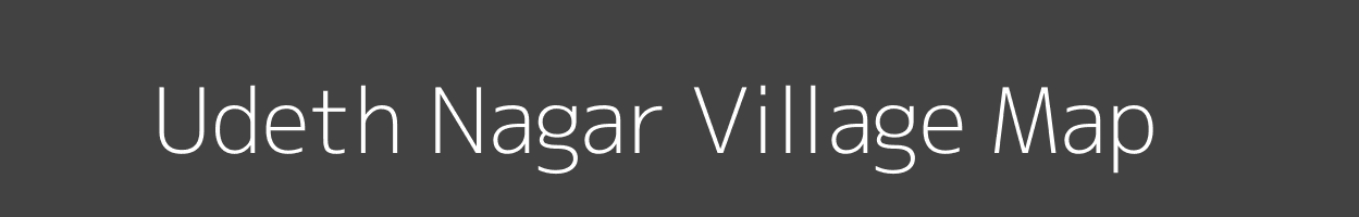 Map of Udeth Nagar Village in Rajasthan Image