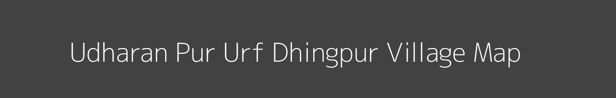 Map of Udharan Pur Urf Dhingpur Village in Uttar Pradesh Image
