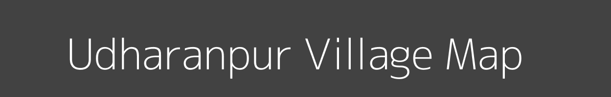 Map of Udharanpur Village in Uttar Pradesh Image