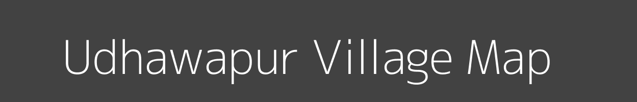 Map of Udhawapur Village in Uttar Pradesh Image