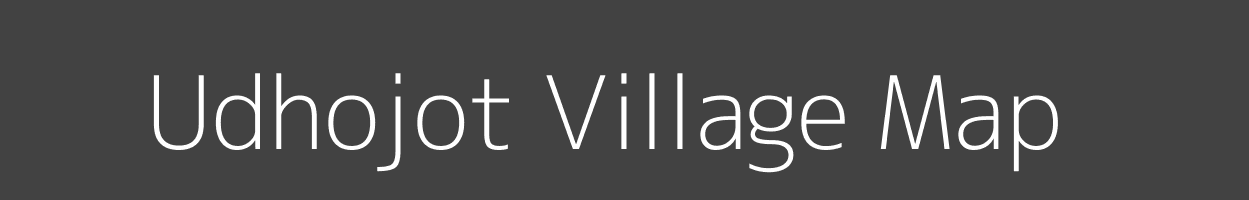 Map of Udhojot Village in Uttar Pradesh Image