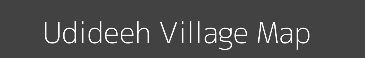 Map of Udideeh Village in Uttar Pradesh Image