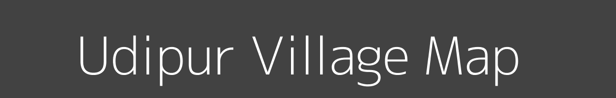 Map of Udipur Village in Odisha Image