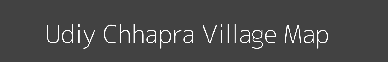 Map of Udiy Chhapra Village in Uttar Pradesh Image