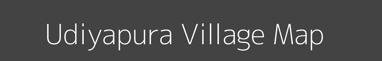 Map of Udiyapura Village in Madhya Pradesh Image