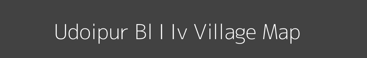 Map of Udoipur Bl I Iv Village in Arunachal Pradesh Image