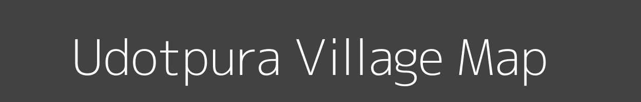 Map of Udotpura Village in Madhya Pradesh Image