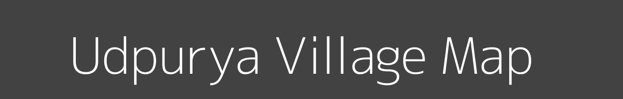 Map of Udpurya Village in Rajasthan Image