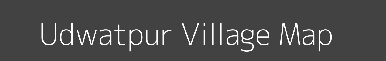 Map of Udwatpur Village in Uttar Pradesh Image