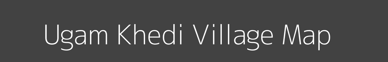 Map of Ugam Khedi Village in Madhya Pradesh Image