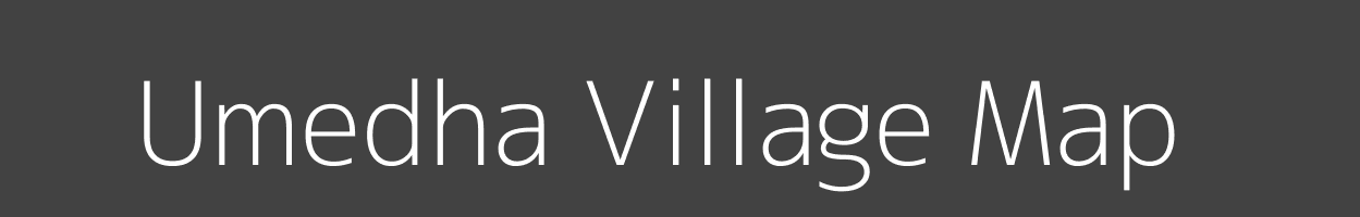 Map of Umedha Village in Uttar Pradesh Image