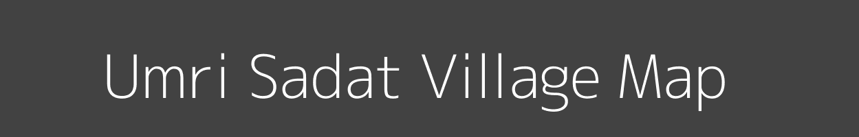 Map of Umri Sadat Village in Uttar Pradesh Image