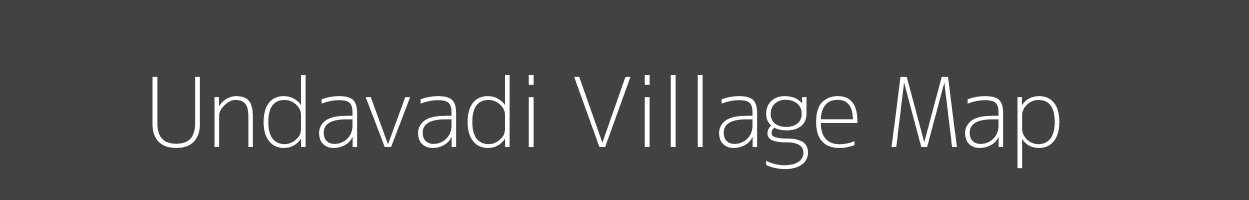 Map of Undavadi Village in Karnataka Image