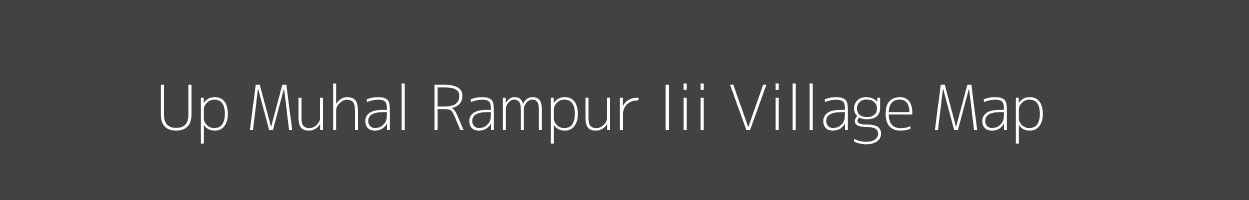Map of Up Muhal Rampur Iii Village in Himachal Pradesh Image