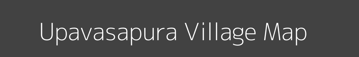 Map of Upavasapura Village in Karnataka Image