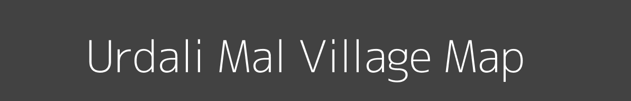 Map of Urdali Mal Village in Madhya Pradesh Image