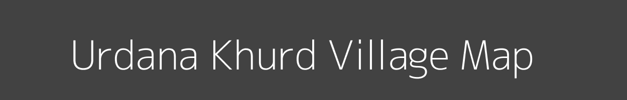 Map of Urdana Khurd Village in Madhya Pradesh Image