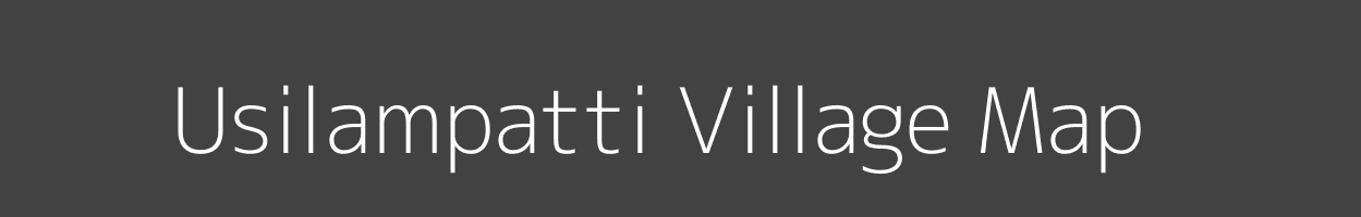 Map of Usilampatti Village in Tamil Nadu Image