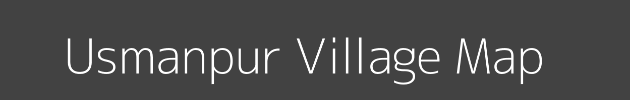 Map of Usmanpur Village in Uttar Pradesh Image