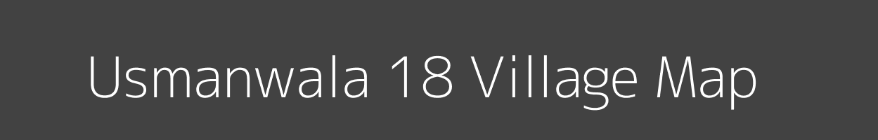 Map of Usmanwala 18 Village in Punjab Image