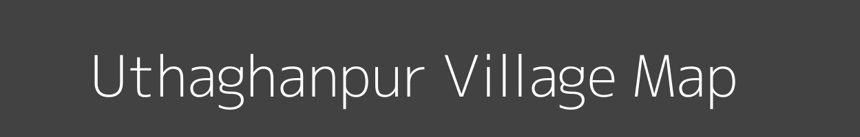 Map of Uthaghanpur Village in Uttar Pradesh Image