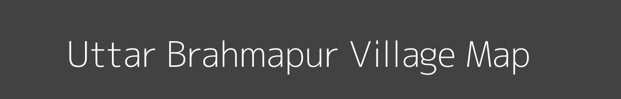 Map of Uttar Brahmapur Village in West Bengal Image