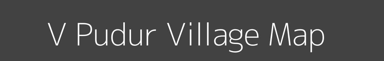 Map of V Pudur Village in Tamil Nadu Image