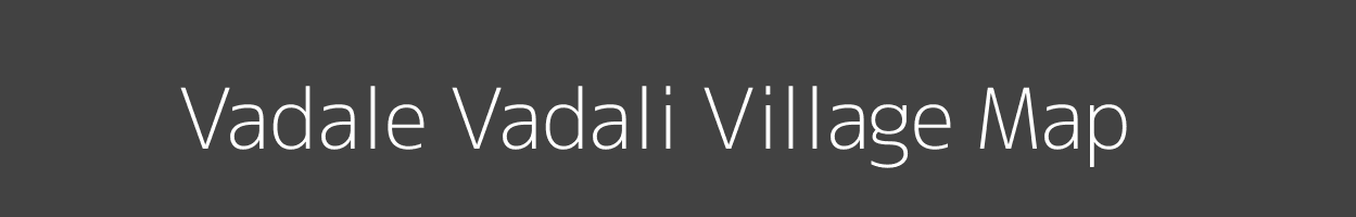 Map of Vadale Vadali Village in Maharashtra Image