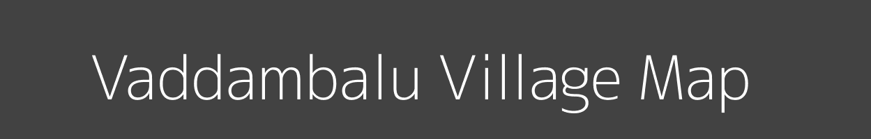 Map of Vaddambalu Village in Karnataka Image