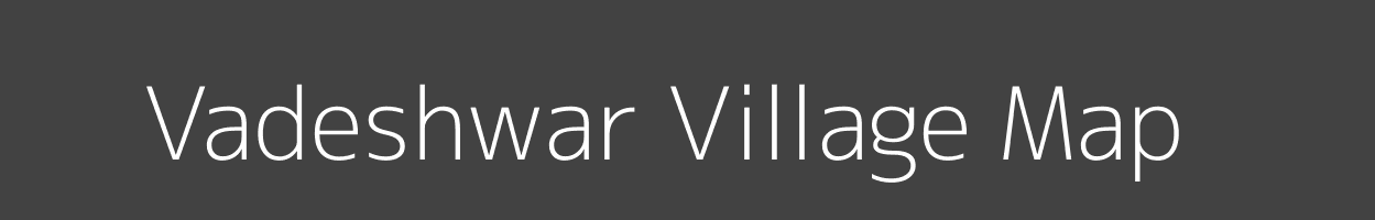 Map of Vadeshwar Village in Maharashtra Image