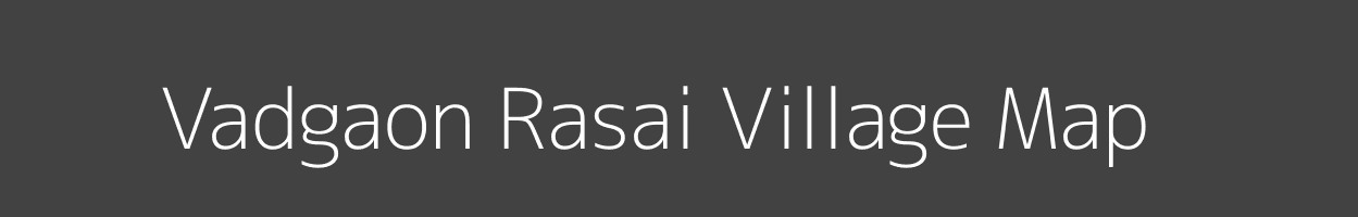 Map of Vadgaon Rasai Village in Maharashtra Image