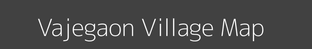 Map of Vajegaon Village in Maharashtra Image