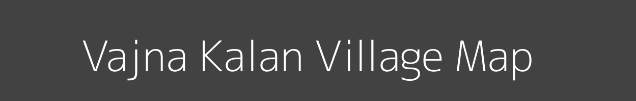 Map of Vajna Kalan Village in Rajasthan Image