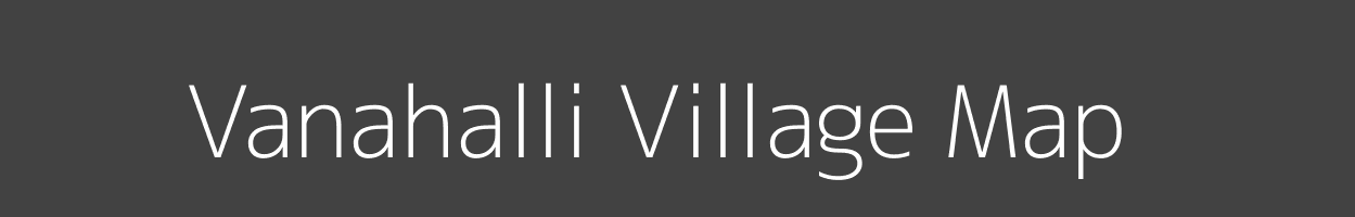 Map of Vanahalli Village in Karnataka Image